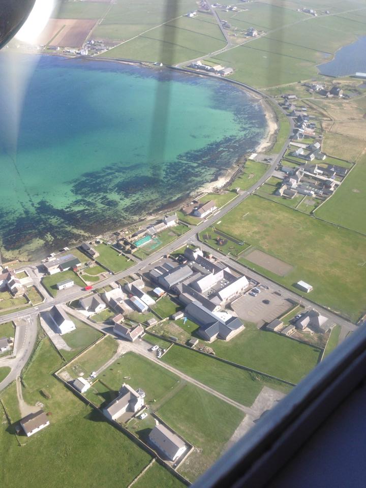 Westray from the air