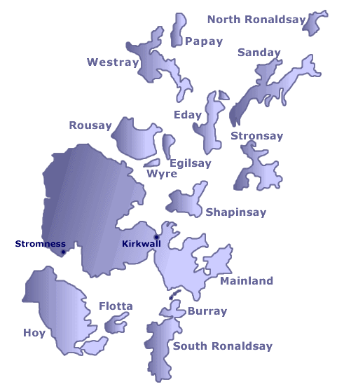 Orkney-map